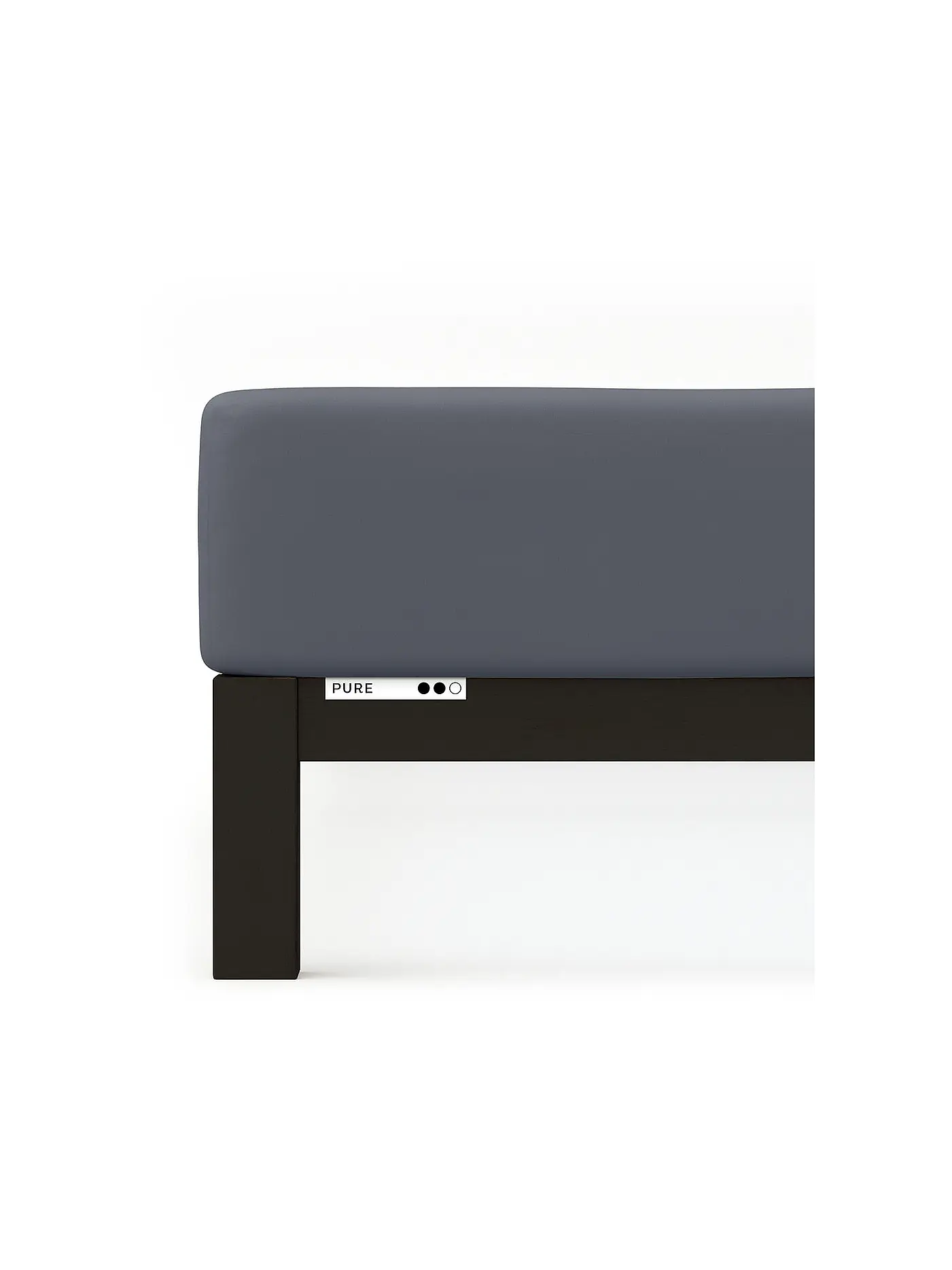 SCHLAFGUT | Jersey Spannleintuch PURE 90x200cm Grey Deep S | 